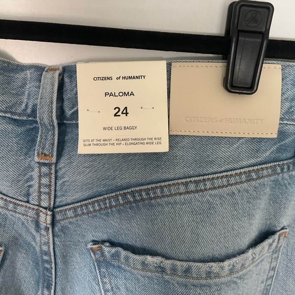 NWT CITIZENS OF HUMANITY Paloma Baggy Jean in Alemayde, Size 24 - Picture 7 of 10
